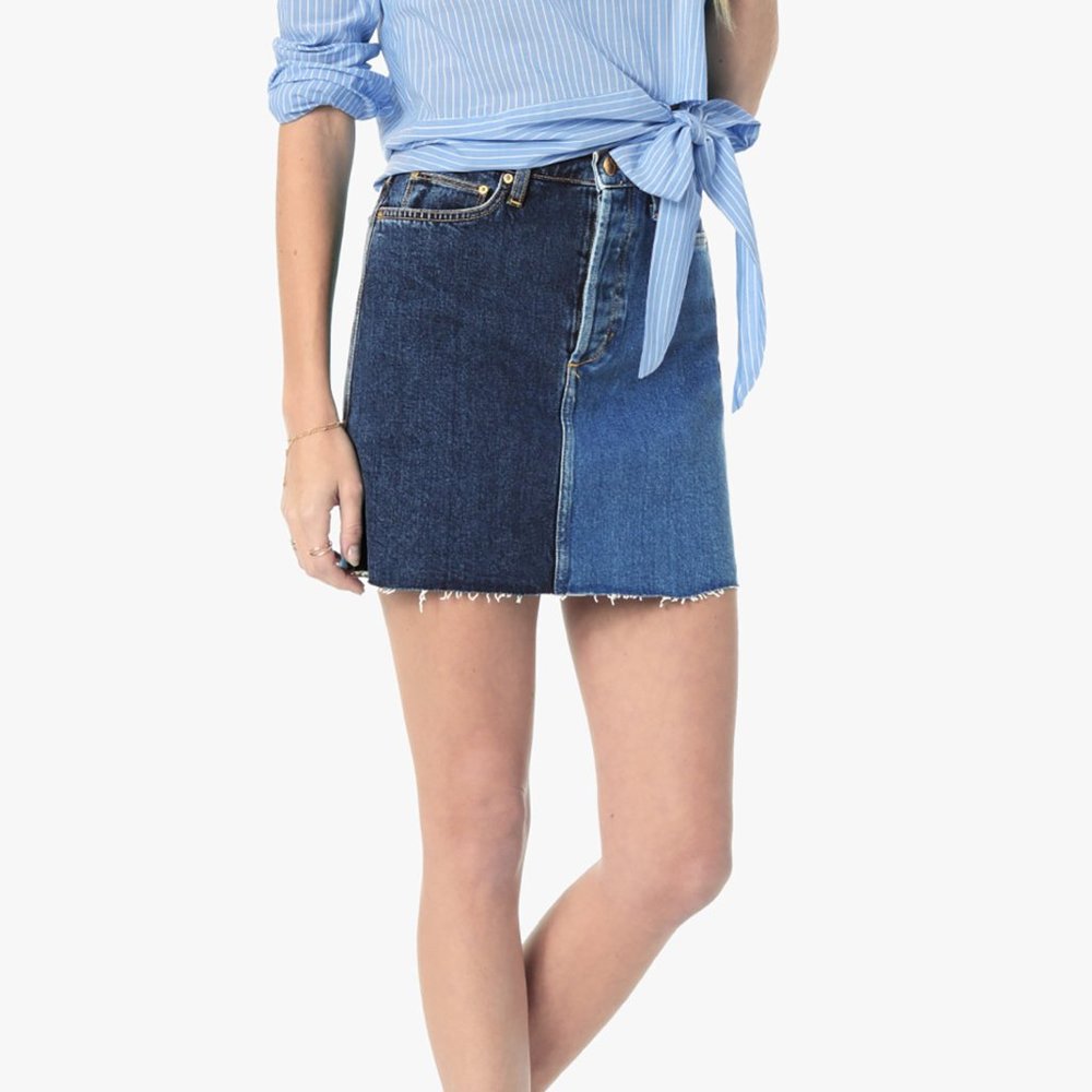 Joe's Jeans Two Tone denim skirt - size 23